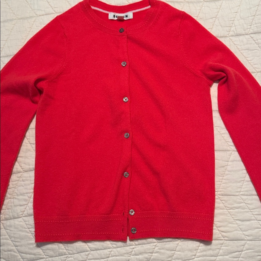 Eva Cashmere Crew Cardigan - Picture 6 of 8